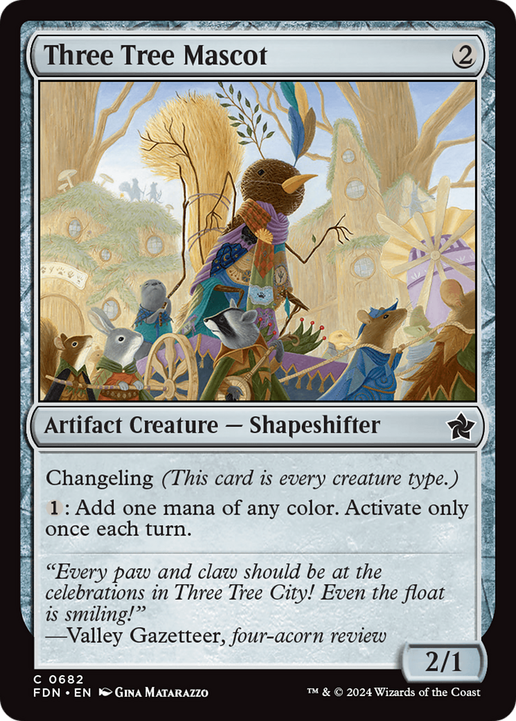Three Tree Mascot (682) [Foundations] - Deck Out Gaming