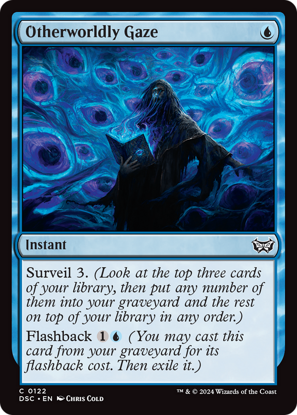 Otherworldly Gaze (122) [Duskmourn: House of Horror Commander] - Deck Out Gaming