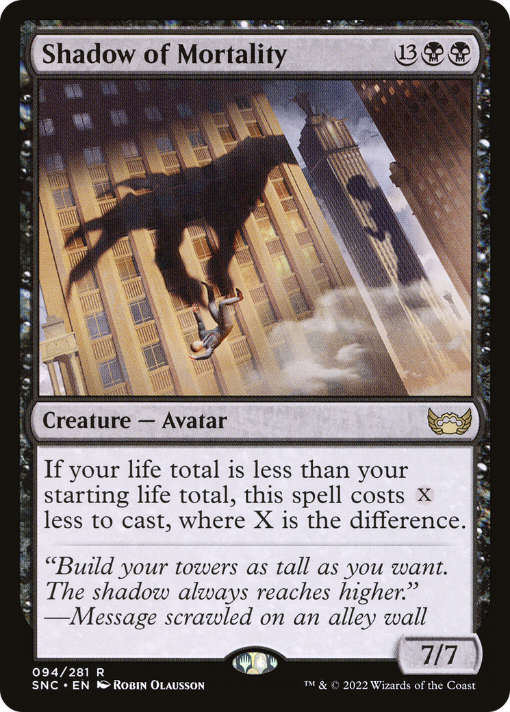Shadow of Mortality (94) [Streets of New Capenna] foil - Deck Out Gaming