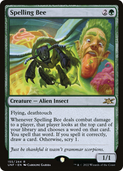 Spelling Bee (155) [Unfinity] foil - Deck Out Gaming