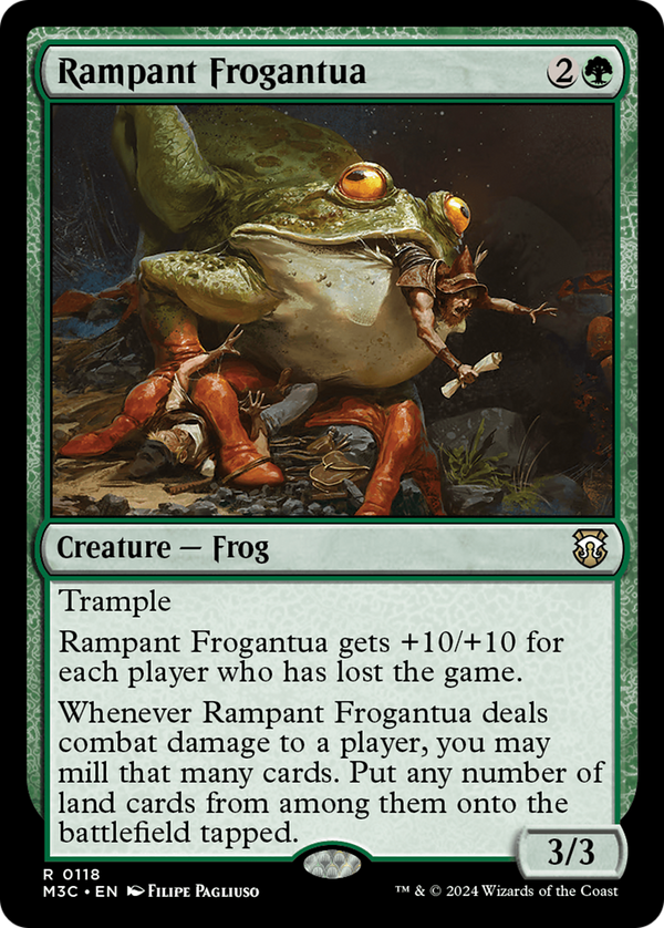 Rampant Frogantua (118) [Modern Horizons 3 Commander] - Deck Out Gaming