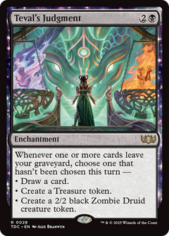 Teval's Judgment (28) [Commander: Tarkir: Dragonstorm] - Deck Out Gaming