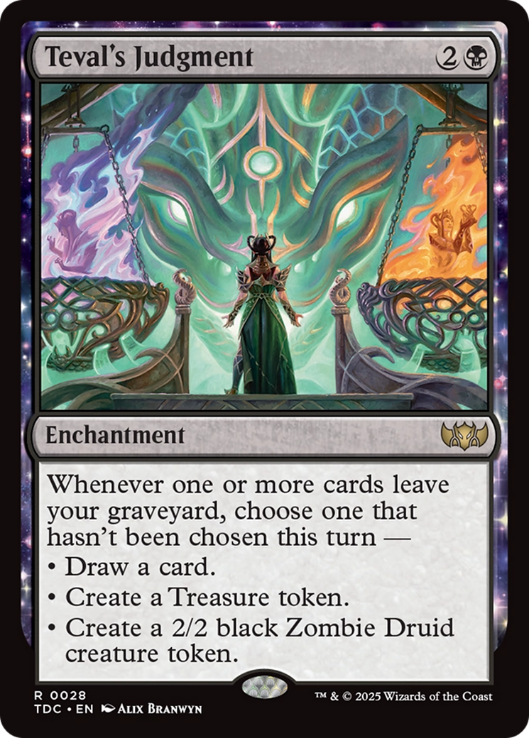 Teval's Judgment (28) [Commander: Tarkir: Dragonstorm] - Deck Out Gaming