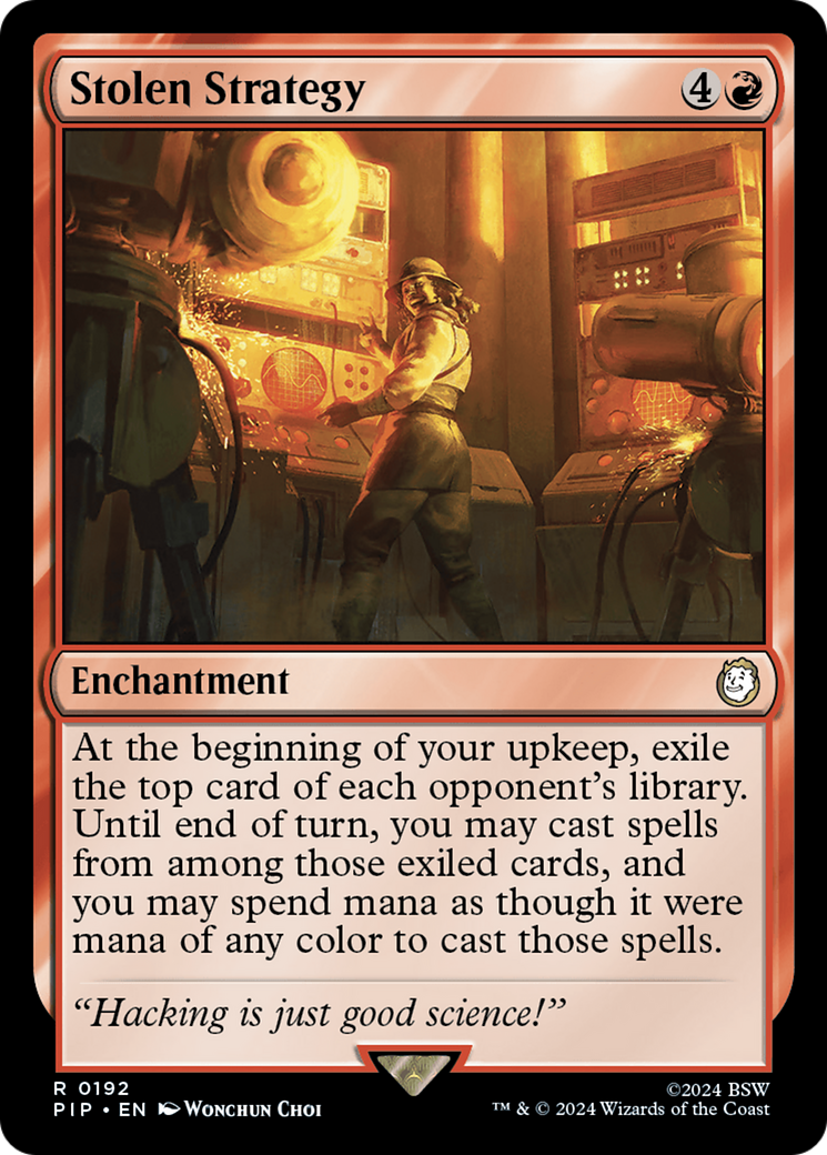 Stolen Strategy (192) [Fallout] foil - Deck Out Gaming