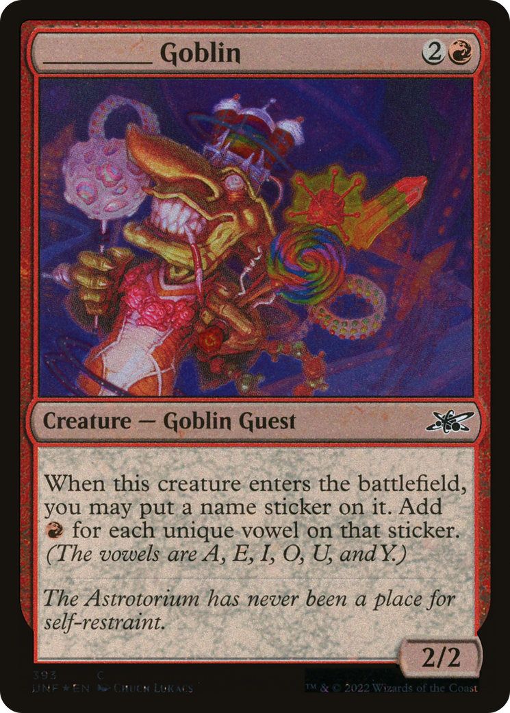 _____ Goblin (Galaxy Foil) (393) [Unfinity] foil - Deck Out Gaming