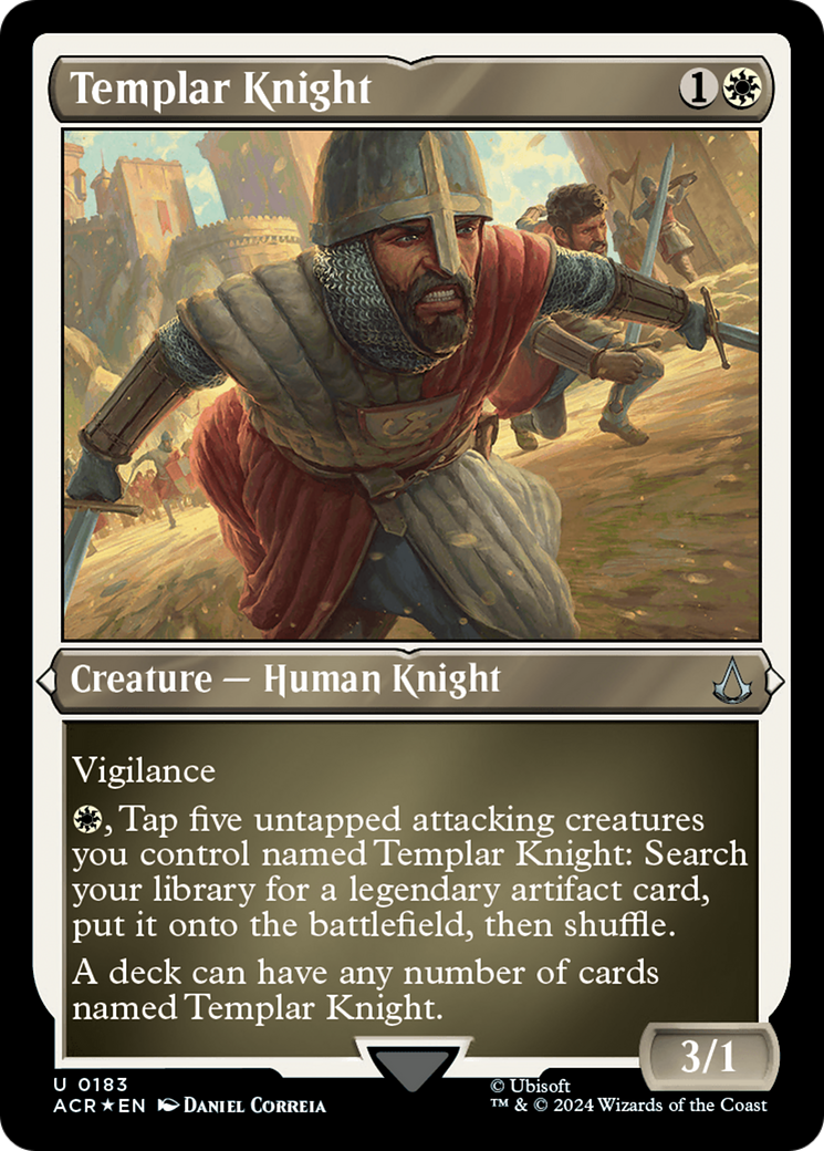 Templar Knight (183) [Assassin's Creed] etched - Deck Out Gaming