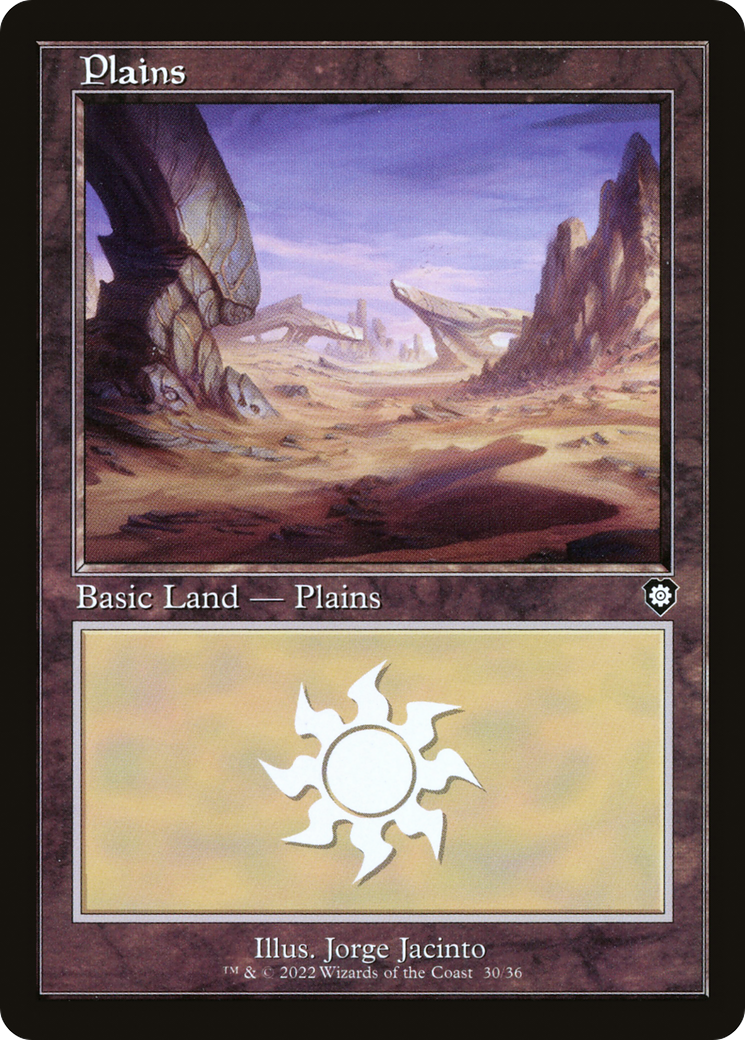 Plains (30) (Retro Frame) (30) [Commander: The Brothers' War] - Deck Out Gaming