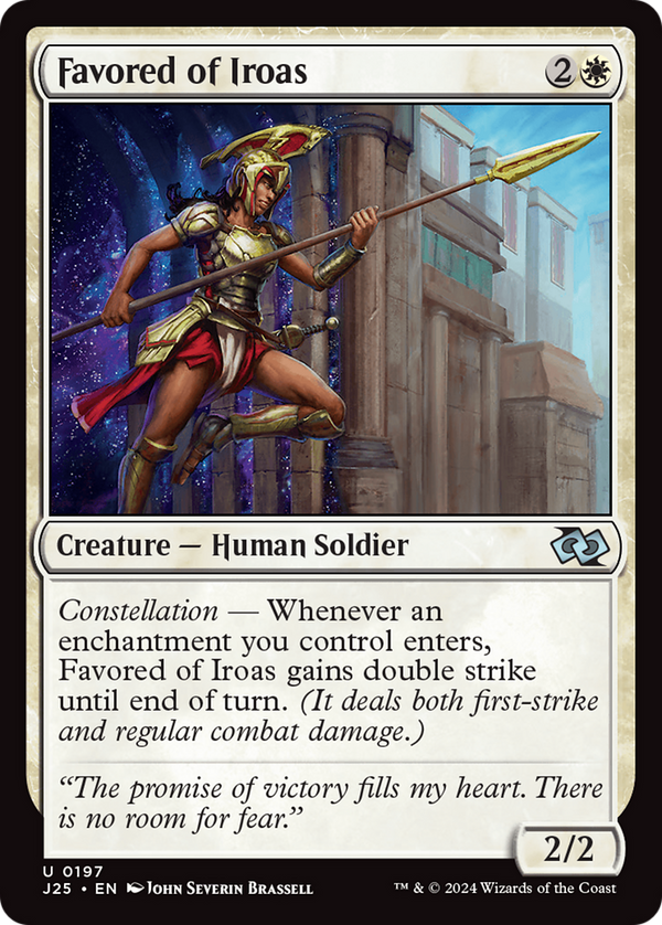 Favored of Iroas (197) [Foundations Jumpstart] - Deck Out Gaming