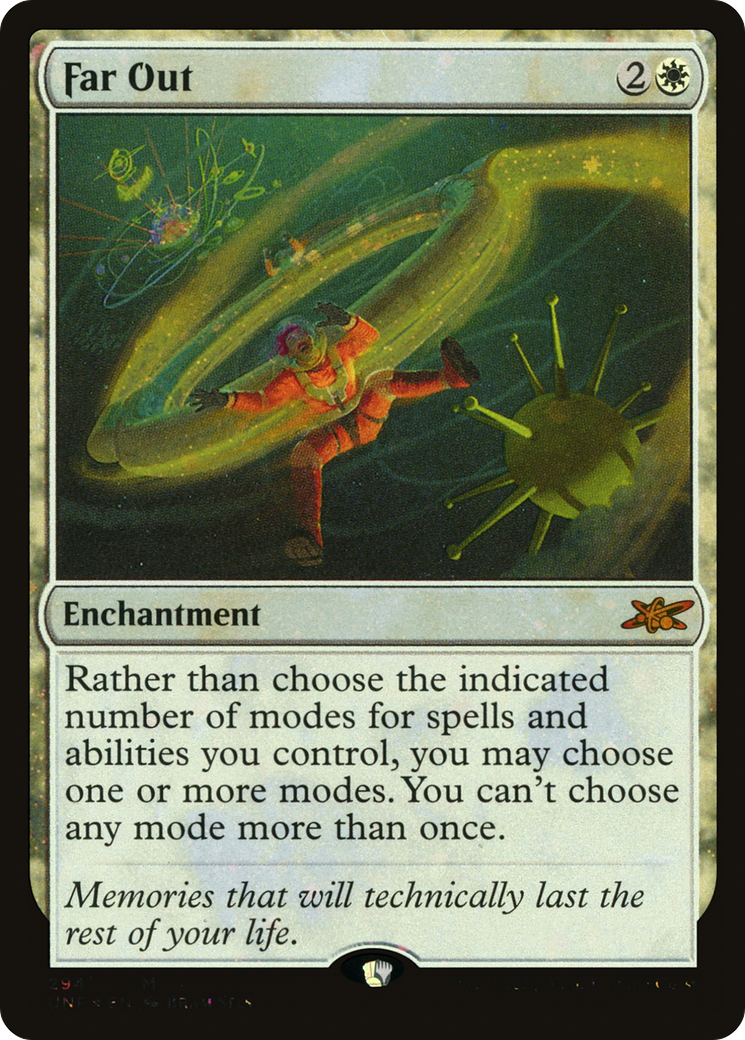 Far Out (Galaxy Foil) (294) [Unfinity] foil - Deck Out Gaming