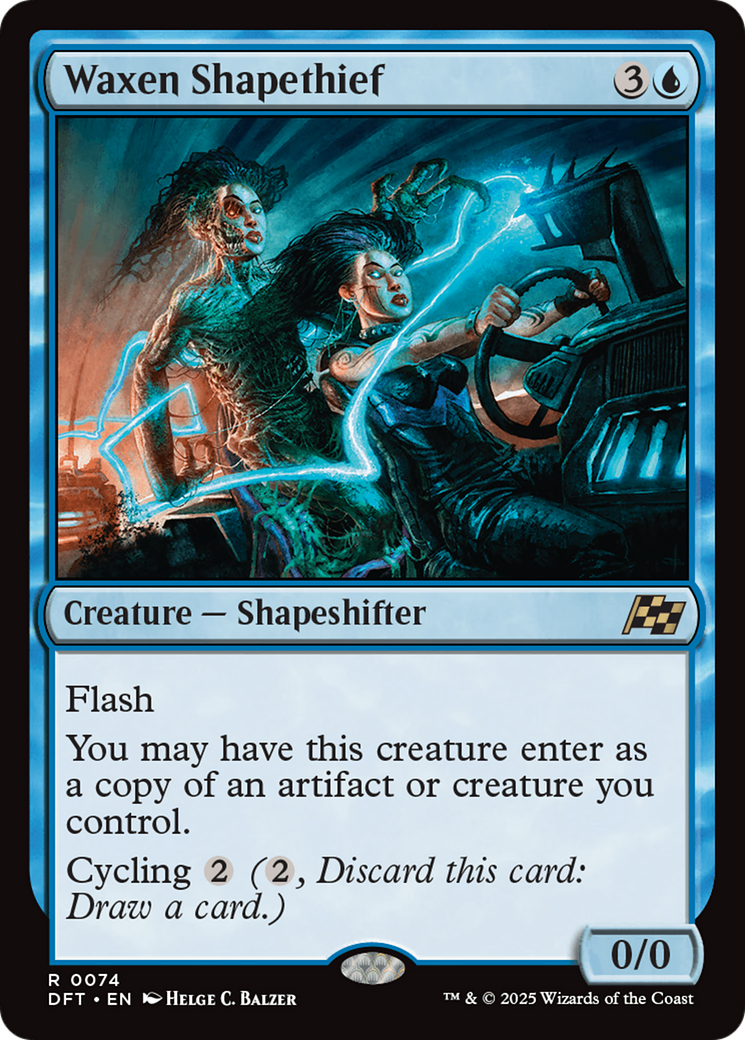 Waxen Shapethief (74) [Aetherdrift] - Deck Out Gaming