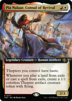 Pia Nalaar, Consul of Revival (Extended Art) (177) [March of the Machine: The Aftermath] foil - Deck Out Gaming