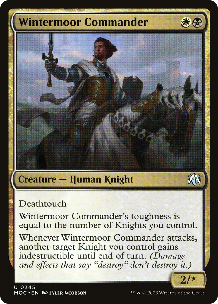 Wintermoor Commander (345) [March of the Machine Commander] - Deck Out Gaming