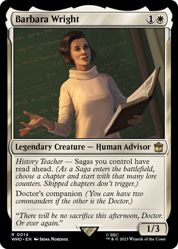 Barbara Wright (14) [Doctor Who] - Deck Out Gaming