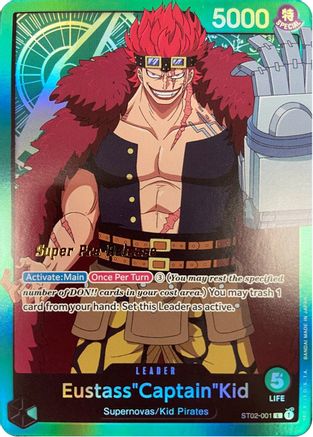 Eustass"Captain"Kid (001) (ST02-001) [Super Pre-Release Starter Deck 2: Worst Generation] Foil - Deck Out Gaming