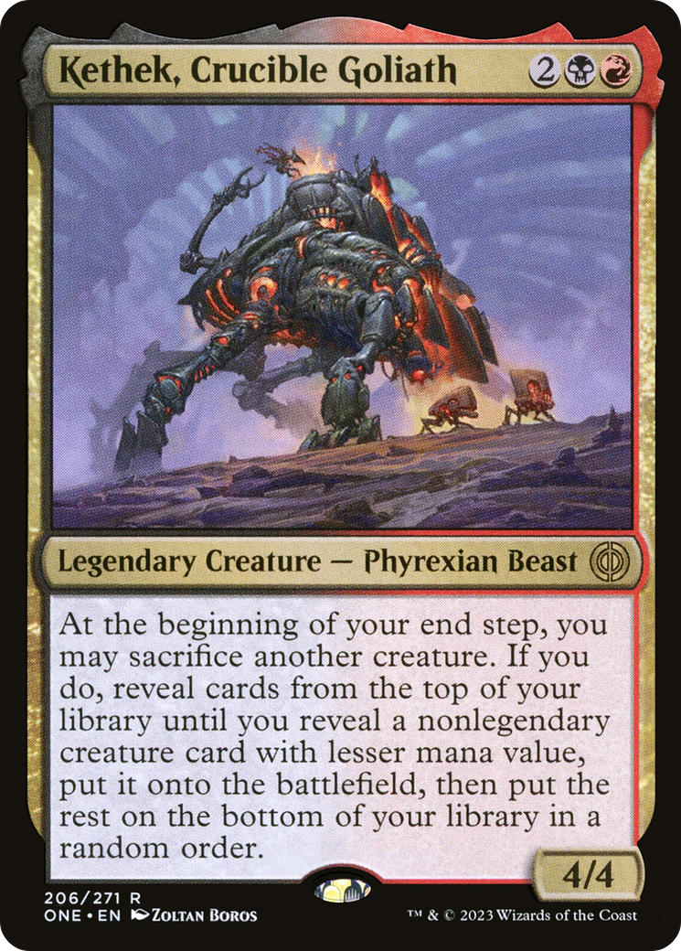 Kethek, Crucible Goliath (206) [Phyrexia: All Will Be One] - Deck Out Gaming