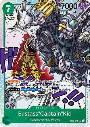 Eustass"Captain"Kid (013) (ST02-013) [Super Pre-Release Starter Deck 2: Worst Generation] Foil - Deck Out Gaming