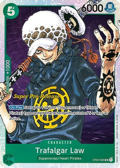 Trafalgar Law (ST02-009) [Super Pre-Release Starter Deck 2: Worst Generation] Foil - Deck Out Gaming