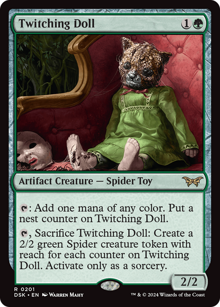 Twitching Doll (201) [Duskmourn: House of Horror] foil - Deck Out Gaming