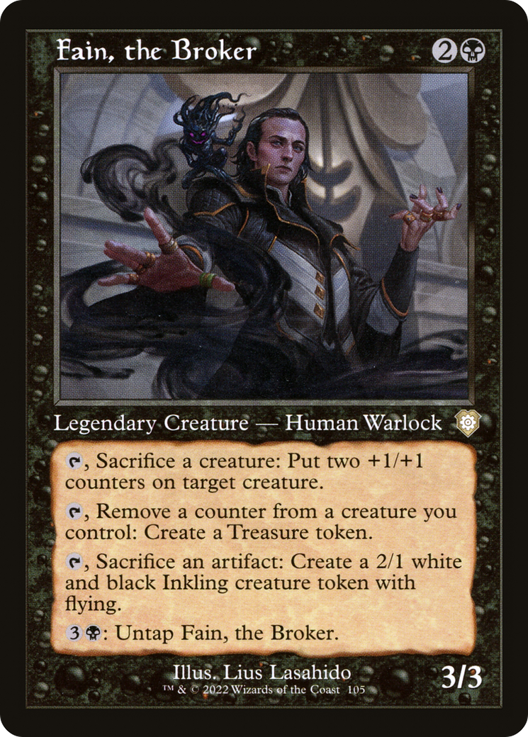 Fain, the Broker (Retro Frame) (105) [Commander: The Brothers' War] - Deck Out Gaming