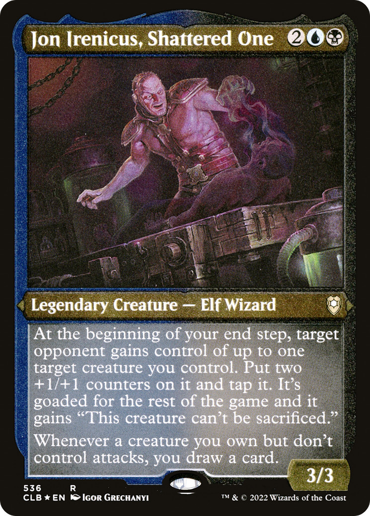 Jon Irenicus, Shattered One (536) [Commander Legends: Battle for Baldur's Gate] etched - Deck Out Gaming
