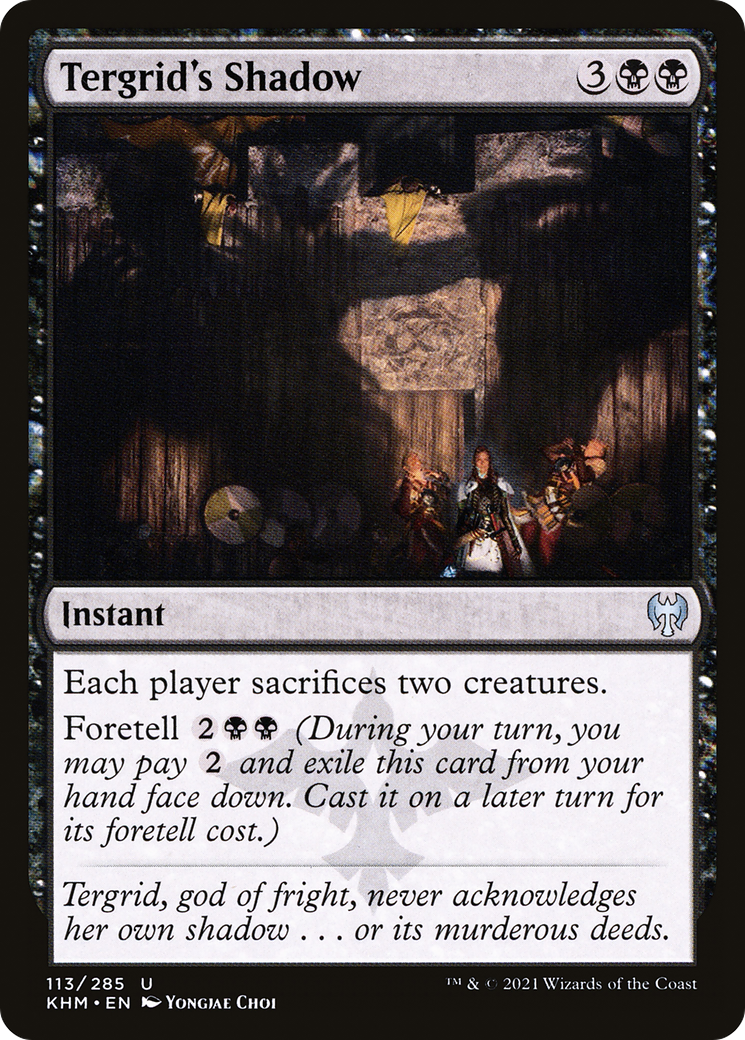 Tergrid's Shadow (113) [Kaldheim] foil - Deck Out Gaming