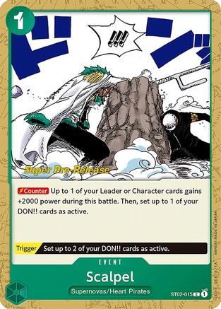 Scalpel (ST02-015) [Super Pre-Release Starter Deck 2: Worst Generation] - Deck Out Gaming