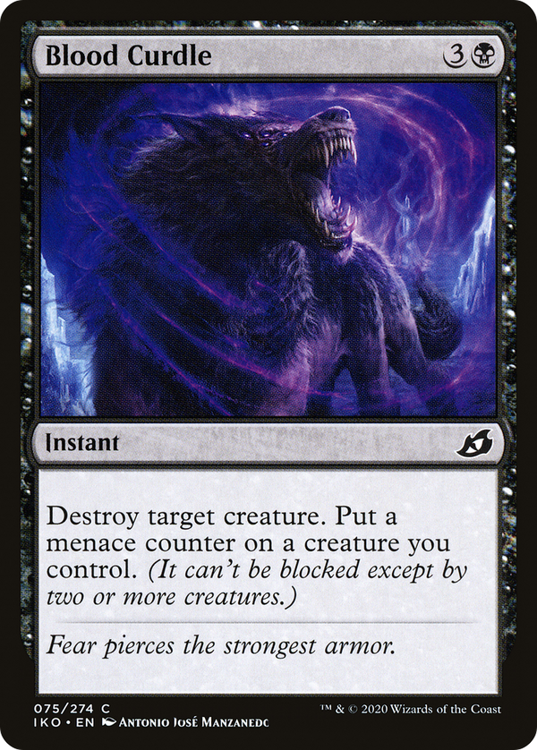 Blood Curdle (75) [Ikoria: Lair of Behemoths] - Deck Out Gaming
