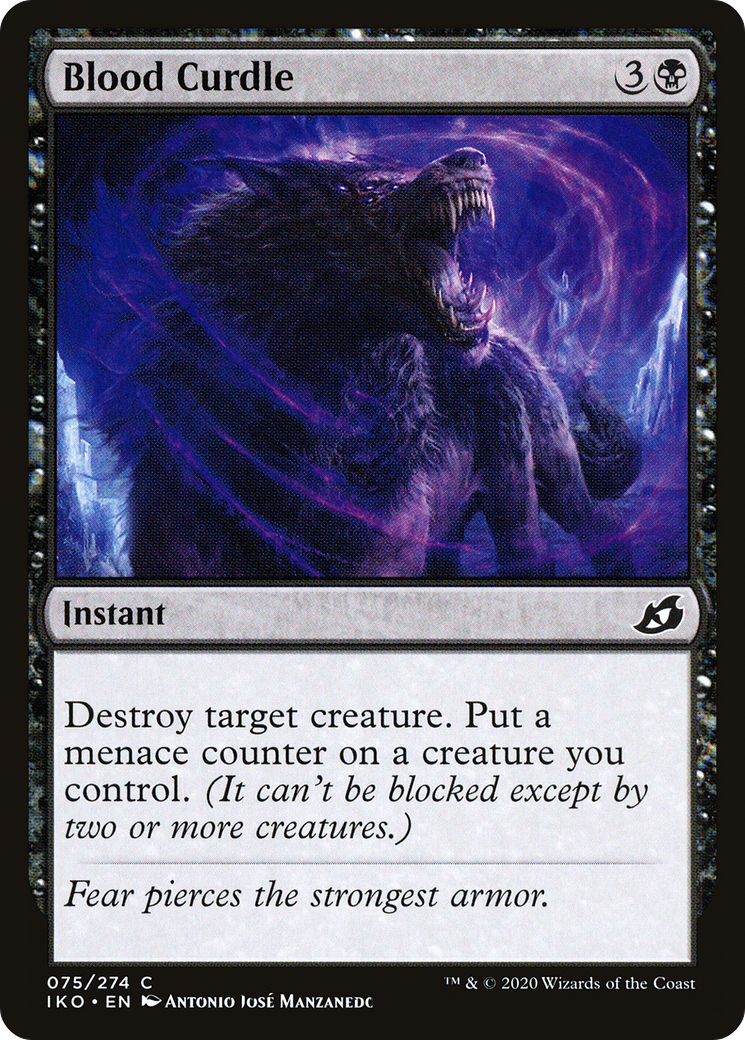 Blood Curdle (75) [Ikoria: Lair of Behemoths] foil - Deck Out Gaming