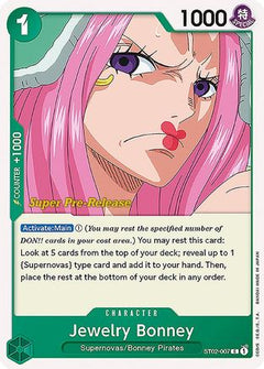 Jewelry Bonney (ST02-007) [Super Pre-Release Starter Deck 2: Worst Generation] - Deck Out Gaming