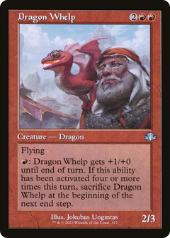 Dragon Whelp (Retro Frame) (317) [Dominaria Remastered] foil - Deck Out Gaming