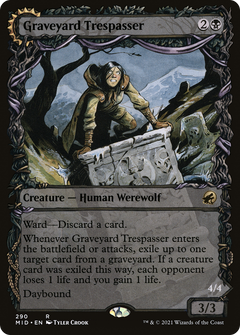 Graveyard Trespasser (Showcase) (290) [Innistrad: Midnight Hunt] foil - Deck Out Gaming