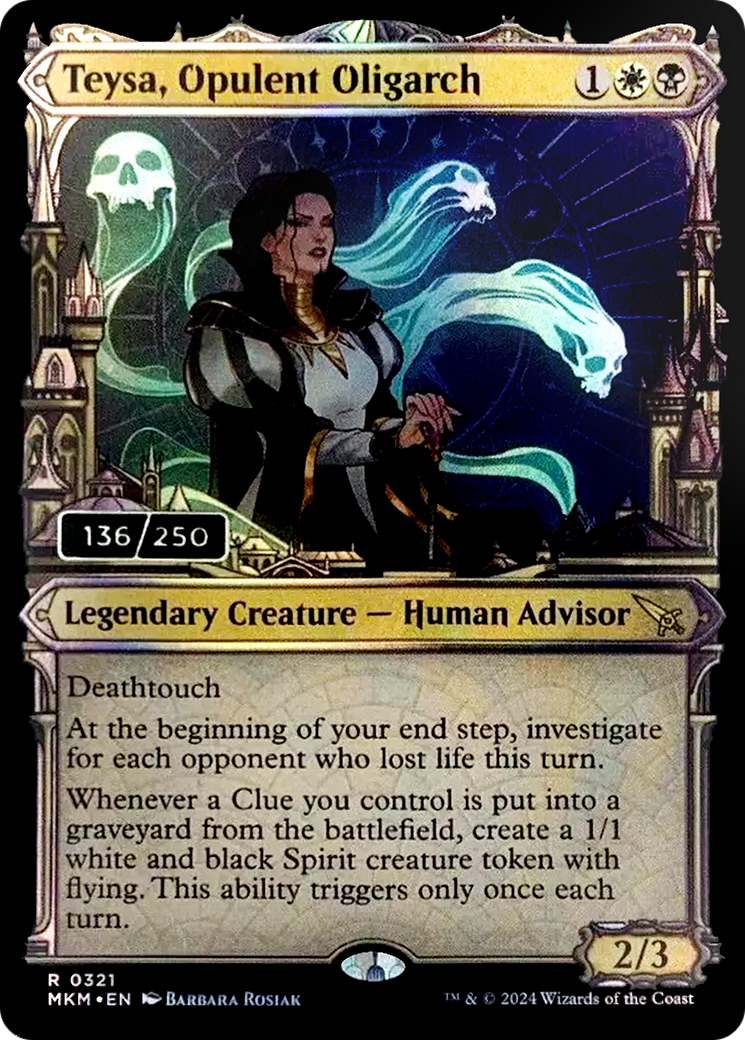 Teysa, Opulent Oligarch (Serial Numbered) (321) [Murders at Karlov Manor] foil - Deck Out Gaming
