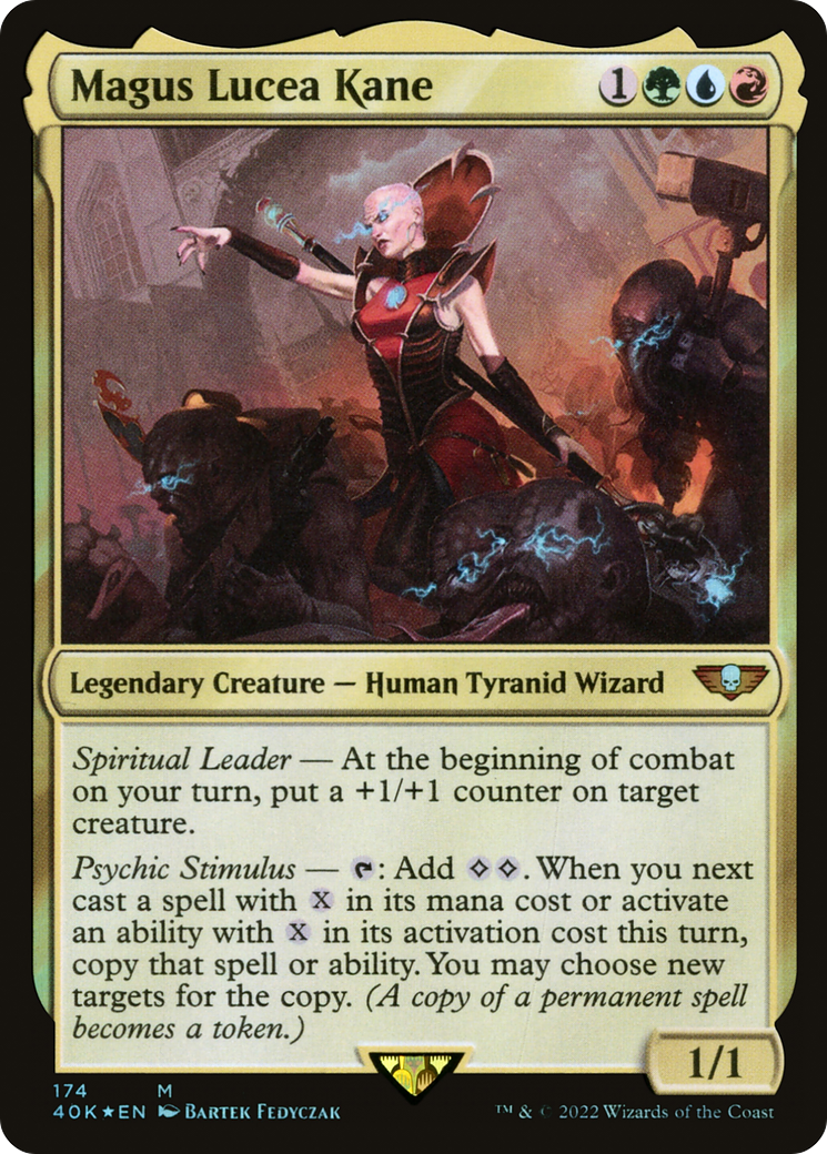 Magus Lucea Kane (174) [Universes Beyond: Warhammer 40,000] foil - Deck Out Gaming