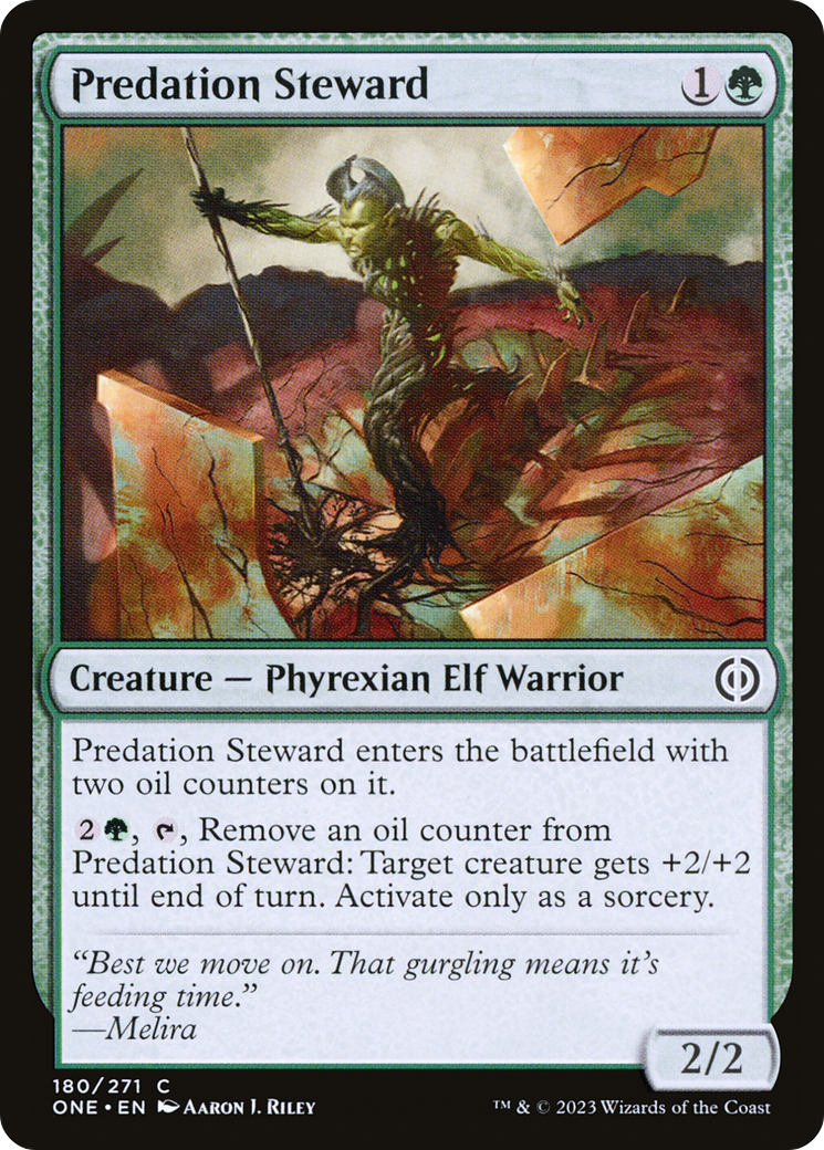 Predation Steward (180) [Phyrexia: All Will Be One] foil - Deck Out Gaming