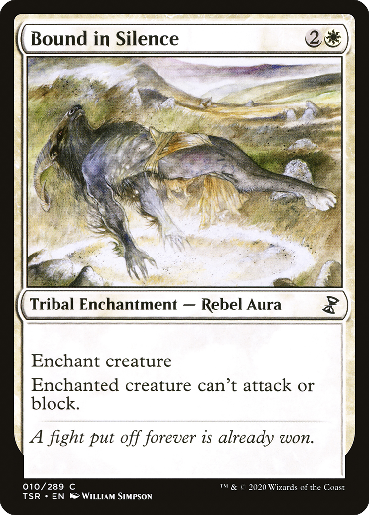 Bound in Silence (10) [Time Spiral Remastered] foil - Deck Out Gaming
