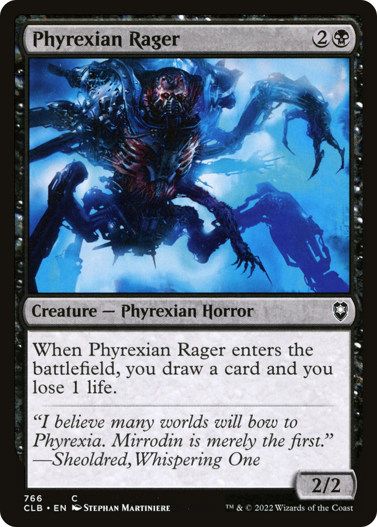 Phyrexian Rager (766) [Commander Legends: Battle for Baldur's Gate] - Deck Out Gaming