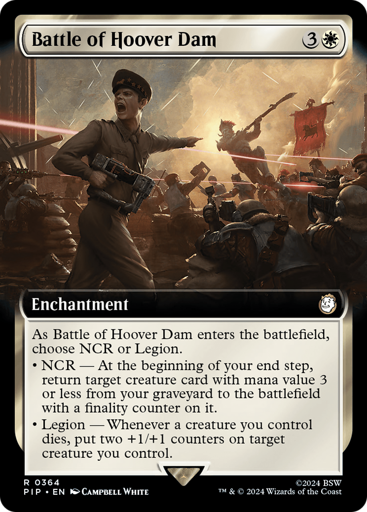 Battle of Hoover Dam (Extended Art) (364) [Fallout] foil - Deck Out Gaming