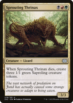 Sprouting Thrinax (278) [Double Masters 2022] foil - Deck Out Gaming