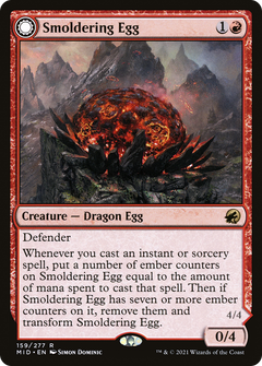Smoldering Egg (159) [Innistrad: Midnight Hunt] foil - Deck Out Gaming
