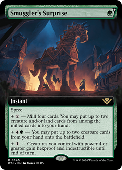 Smuggler's Surprise (Extended Art) (345) [Outlaws of Thunder Junction] foil - Deck Out Gaming