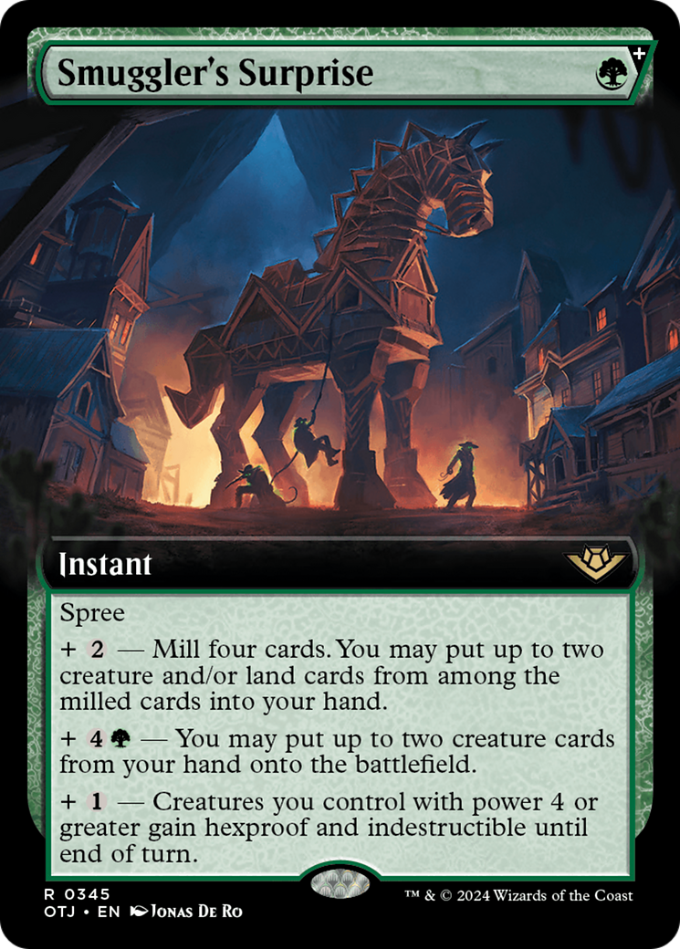 Smuggler's Surprise (Extended Art) (345) [Outlaws of Thunder Junction] foil - Deck Out Gaming