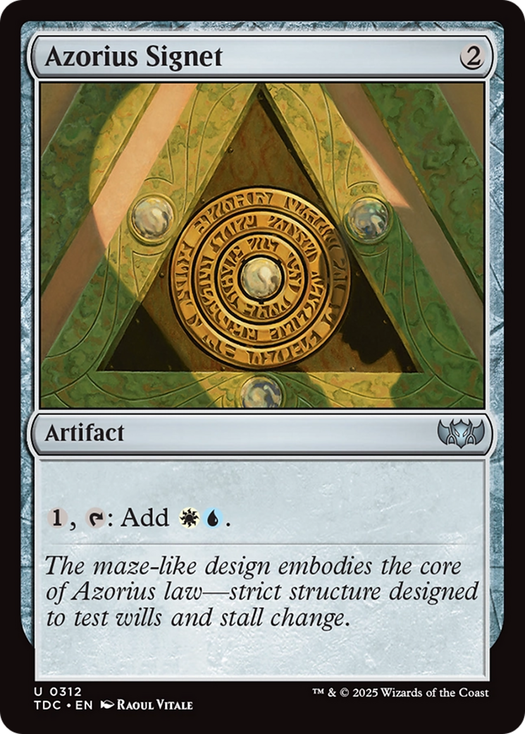 Azorius Signet (312) [Commander: Tarkir: Dragonstorm] - Deck Out Gaming