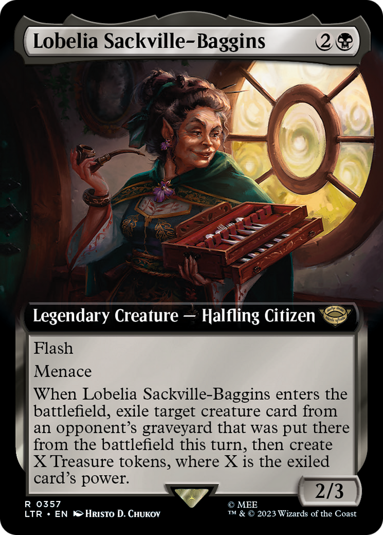 Lobelia Sackville-Baggins (Extended Art) (357) [The Lord of the Rings: Tales of Middle-earth] - Deck Out Gaming