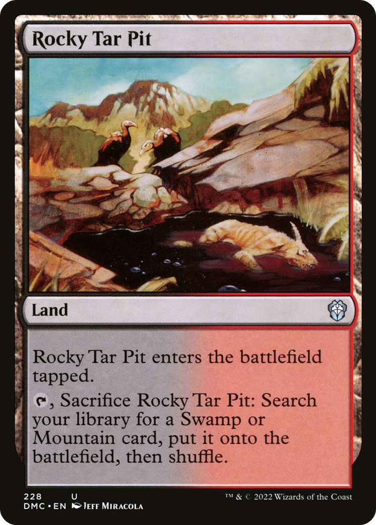 Rocky Tar Pit (228) [Commander: Dominaria United] - Deck Out Gaming