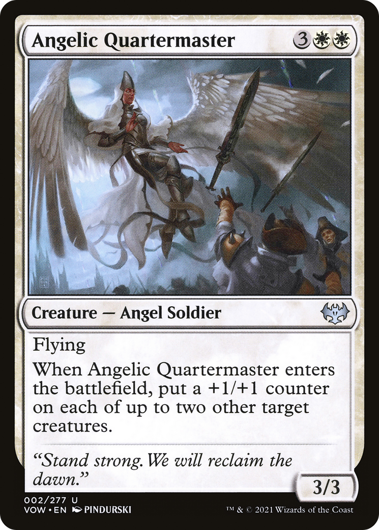 Angelic Quartermaster (2) [Innistrad: Crimson Vow] foil - Deck Out Gaming