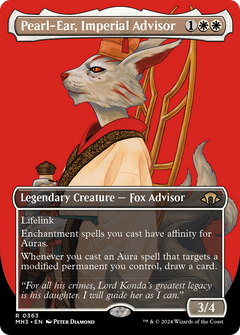 Pearl-Ear, Imperial Advisor (Borderless) (363) [Modern Horizons 3] foil - Deck Out Gaming