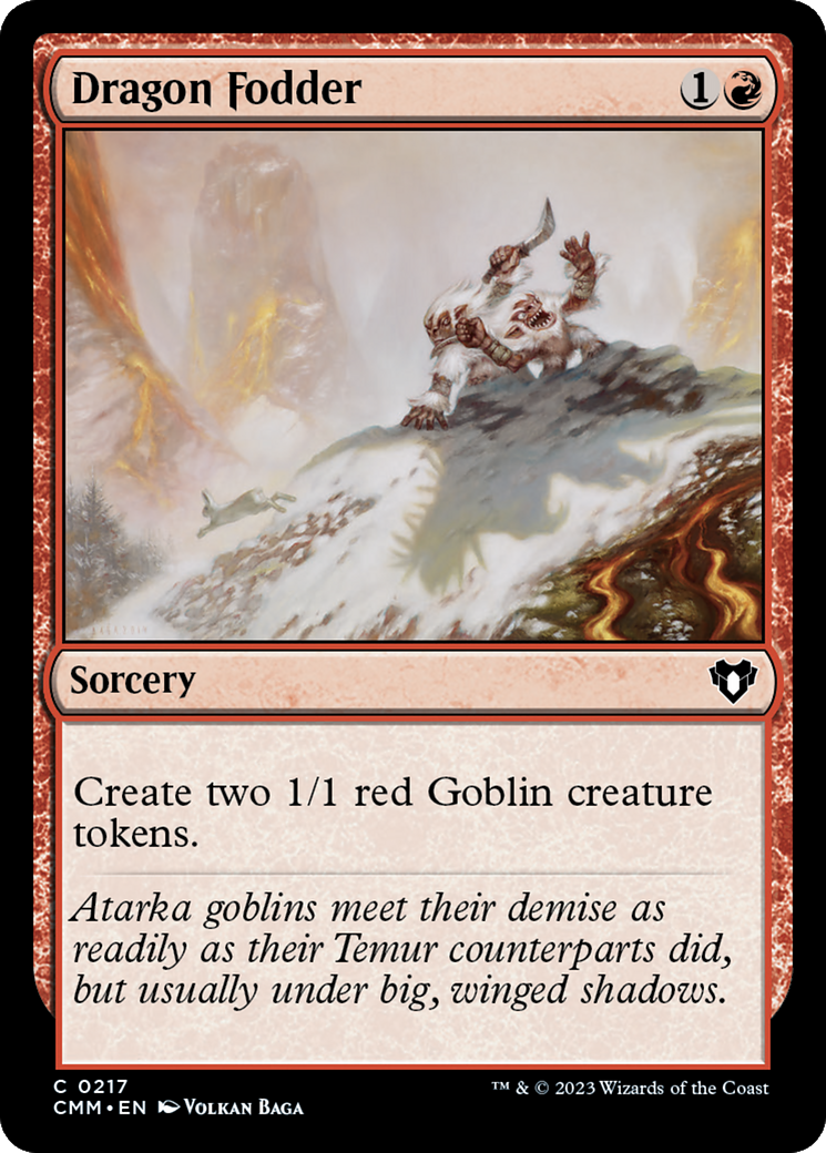 Dragon Fodder (217) [Commander Masters] - Deck Out Gaming