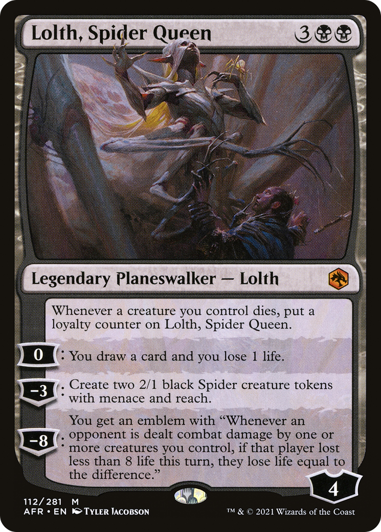 Lolth, Spider Queen (112) [Adventures in the Forgotten Realms] - Deck Out Gaming