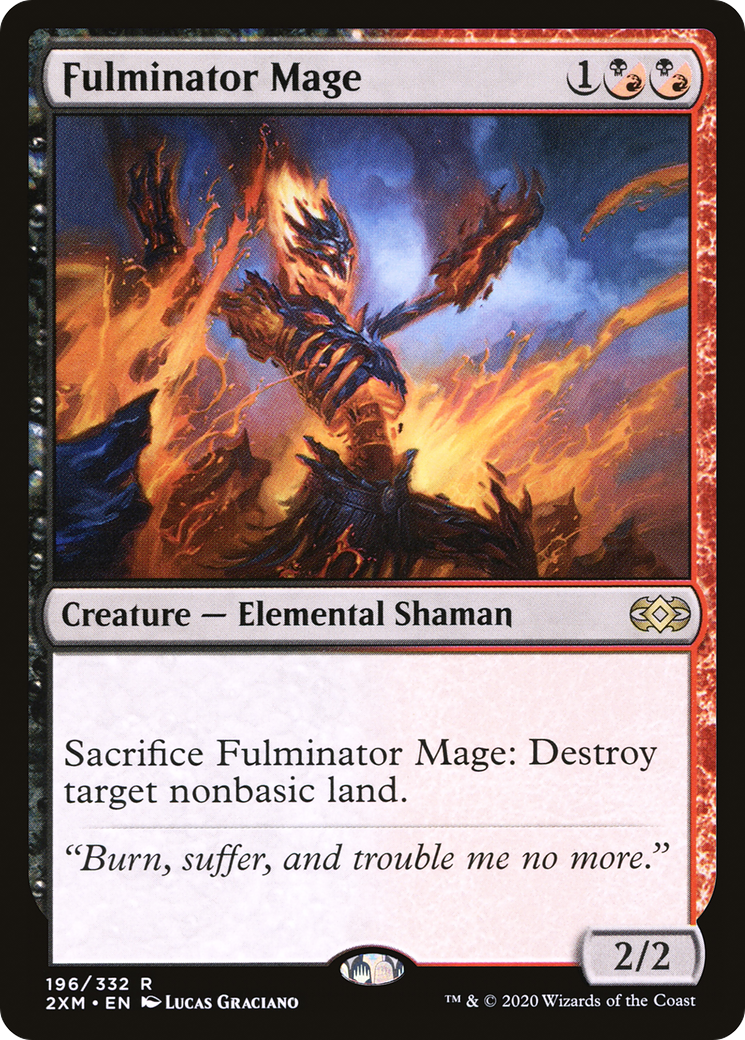 Fulminator Mage (196) [Double Masters] - Deck Out Gaming