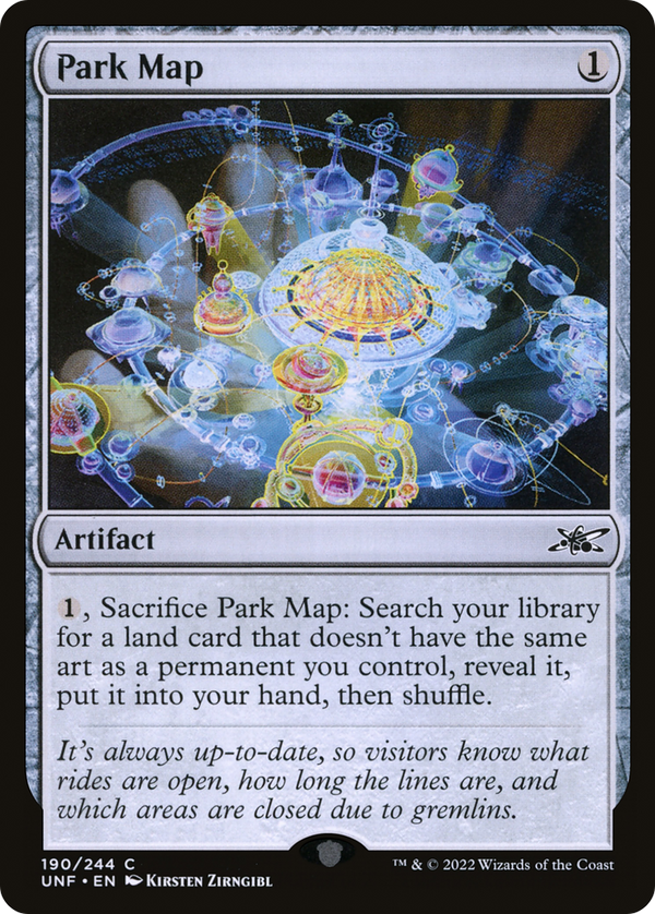 Park Map (190) [Unfinity] foil - Deck Out Gaming